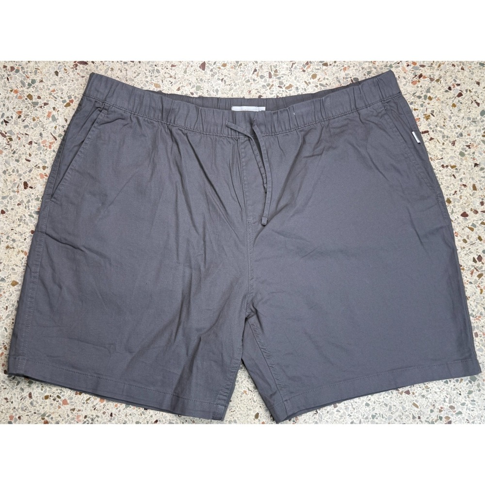 Onia Men's Gray Slash Pockets Drawstring Waist Casual Shorts Size XXL